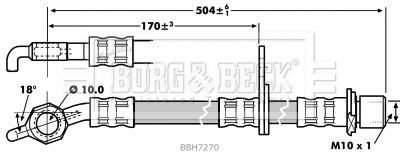 BORG & BECK Jarruletku BBH7270